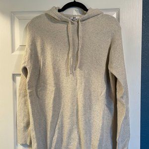 Uniqlo Oatmeal Tunic Hoodie, Size Small